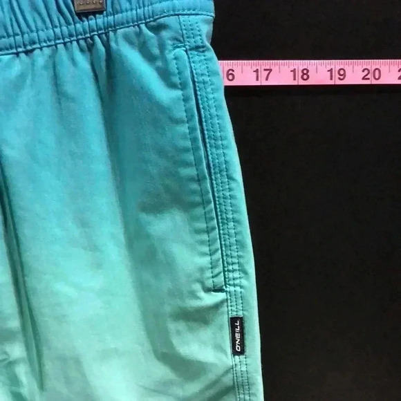 O’Neill Hybrid Ombré aqua shorts,hip/back pockets,lined,elastic drawstring waist - Picture 2 of 10
